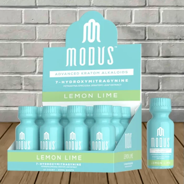Modus 7 Hydroxy Kratom Extract Shots 30mg - Lemon Lime -- 12ct BULK CASE Modus 7 Hydroxy Kratom Extract Shots 30mg - Lemon Lime -- 12ct BULK CASE