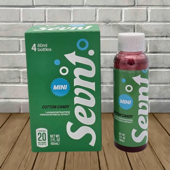 Sevn 7-Hydroxymitragynine Premium Botanical Extract 2oz - Cotton Candy -- 20mg -- 4ct Bottle BULK CASE Sevn 7-Hydroxymitragynine Premium Botanical Extract 2oz - Cotton Candy -- 20mg -- 4ct Bottle BULK CASE