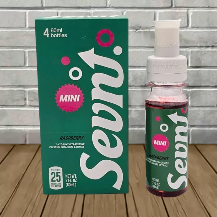 Sevn 7-Hydroxymitragynine Premium Botanical Extract 2oz - Raspberry -- 25mg -- 4ct Bottle BULK CASE Sevn 7-Hydroxymitragynine Premium Botanical Extract 2oz - Raspberry -- 25mg -- 4ct Bottle BULK CASE