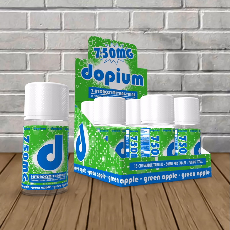 Dopium 7-Hydroxymitragynine Chewable Extract Tablets 750mg | 15ct