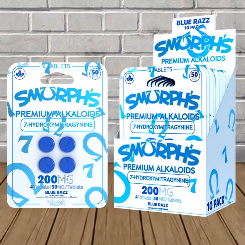 Smurph's 7-Hydroxymitragynine Kratom Extract Tablets 50mg