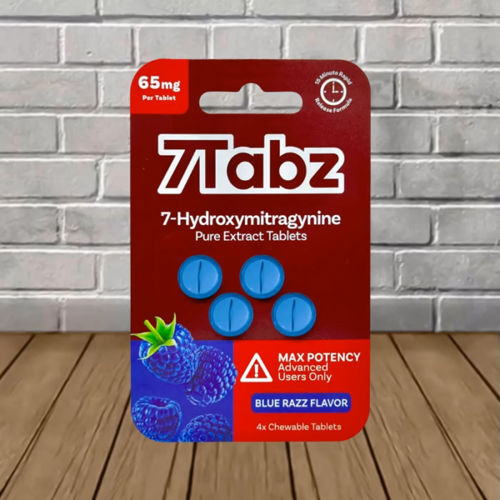 7Tabz-7-Hydroxymitragynine-Max-Potency-Kratom-Tablets-65mg-Blue-Razz-4ct-Single-Blister-Pack 7Tabz-7-Hydroxymitragynine-Max-Potency-Kratom-Tablets-65mg-Blue-Razz-4ct-Single-Blister-Pack
