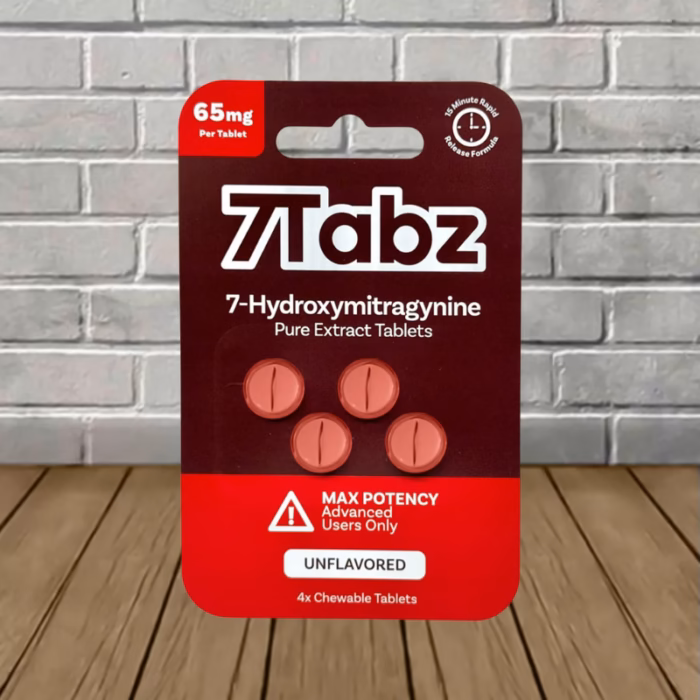 7Tabz-7-Hydroxymitragynine-Max-Potency-Kratom-Tablets-65mg-Unflavored-4ct-Single-Blister-Pack 7Tabz-7-Hydroxymitragynine-Max-Potency-Kratom-Tablets-65mg-Unflavored-4ct-Single-Blister-Pack