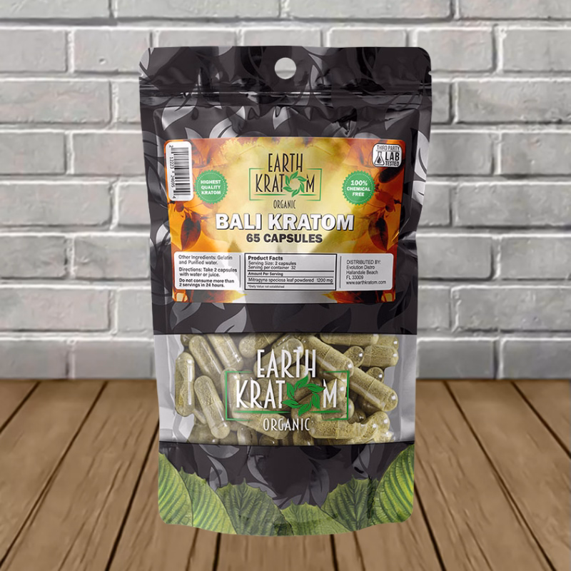 Earth Kratom Bali Kratom Capsules