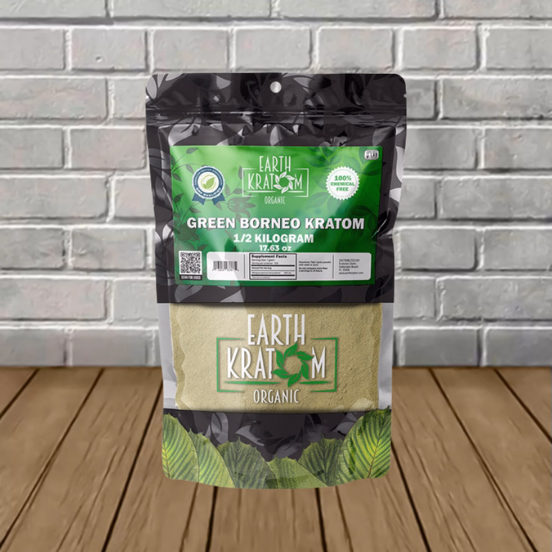 Earth Kratom Green Borneo Powder