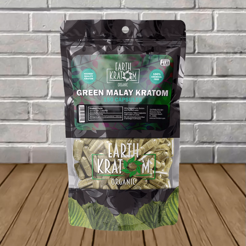 Earth-Kratom-Green-Malay-Capsules-150ct