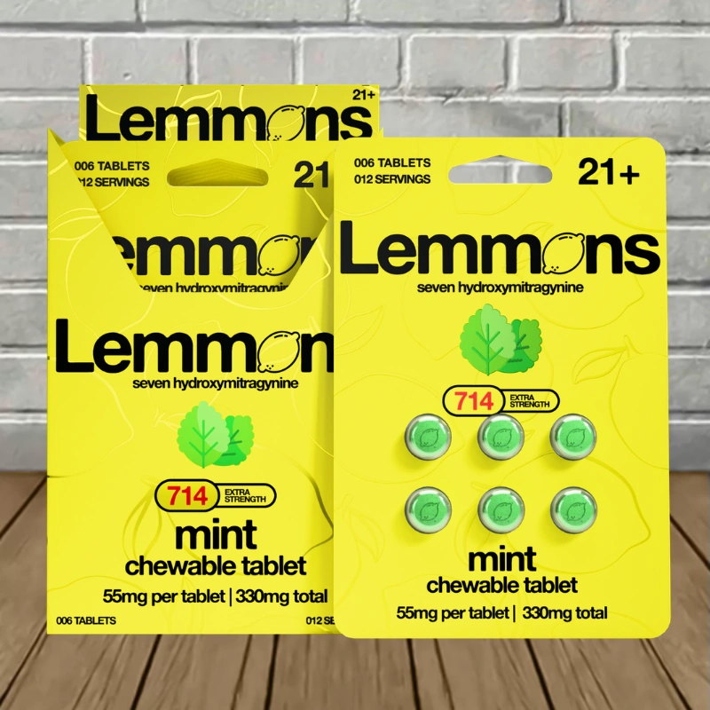 Lemmons Extra Strength 7-Hydroxy Chewable Tablet - Mint -- BULK CASE