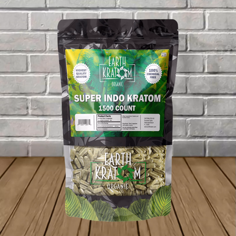 Earth Kratom Super Indo Capsules