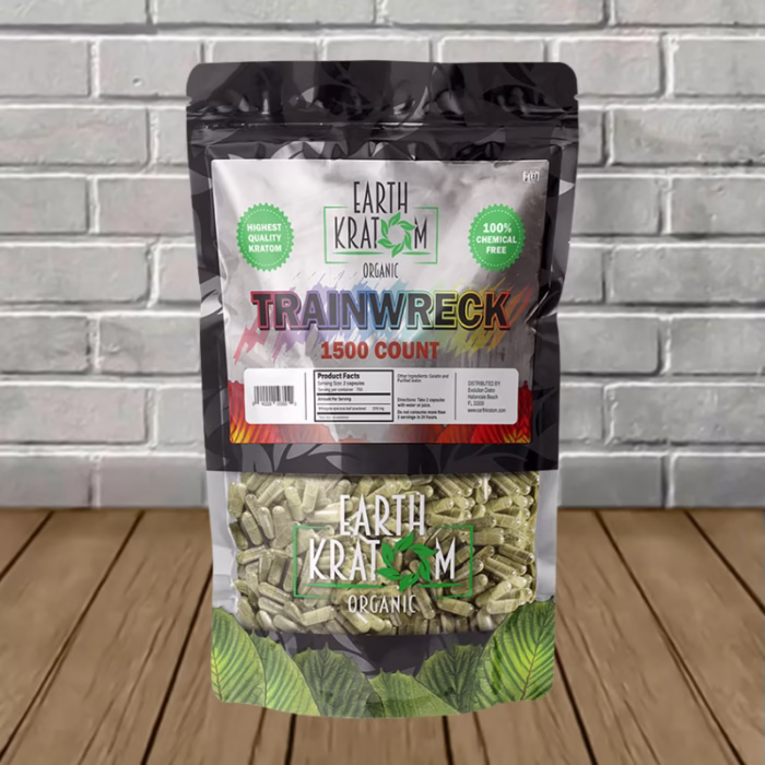 Earth-Kratom-Trainwreck-Capsules-1500ct Earth-Kratom-Trainwreck-Capsules-1500ct