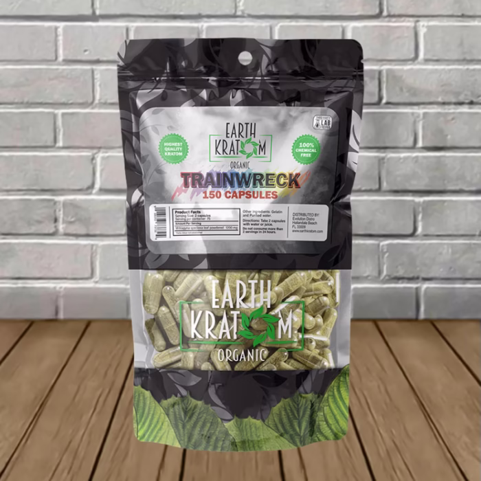 Earth-Kratom-Trainwreck-Capsules-150ct Earth-Kratom-Trainwreck-Capsules-150ct