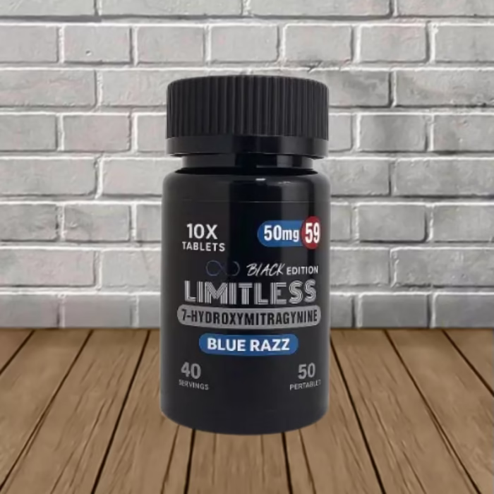 Limitless-Black-Edition-7-Oh-Tabs-50mg-10ct-Blue-Razz-SIngle-10ct-Jar- Limitless-Black-Edition-7-Oh-Tabs-50mg-10ct-Blue-Razz-SIngle-10ct-Jar-