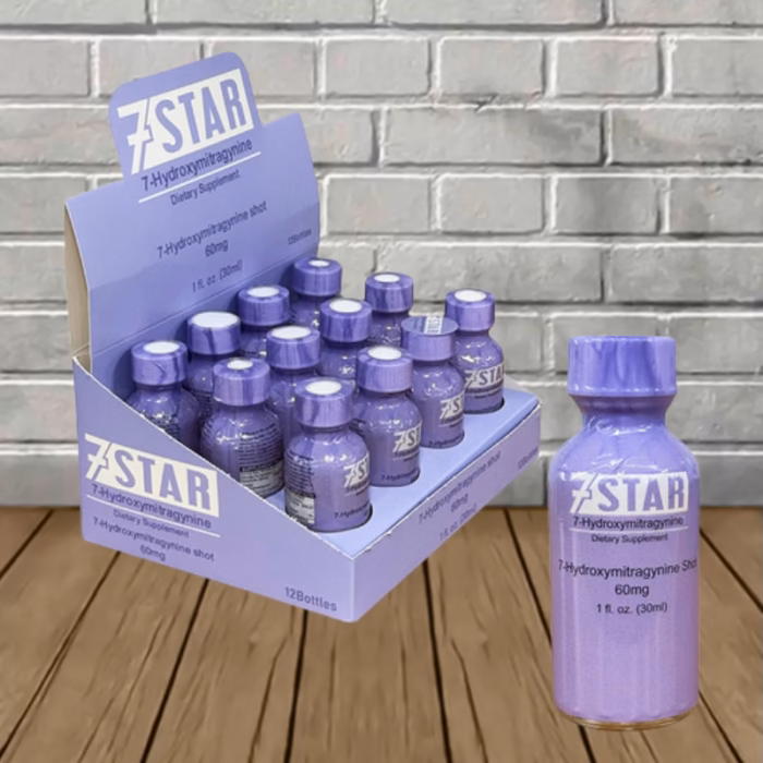 7Star-7-Hydroxy-Shot-60mg-BULK-CASE-DEAL-12ct-bottles