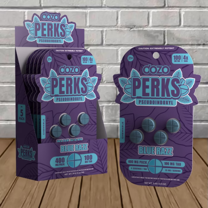 Dozo-Perks-Psuedo-Tablets-100mg-4ct-Blue-Razz-BULK-CASE-DEAL-10x4ct40-Tablets Dozo-Perks-Psuedo-Tablets-100mg-4ct-Blue-Razz-BULK-CASE-DEAL-10x4ct40-Tablets