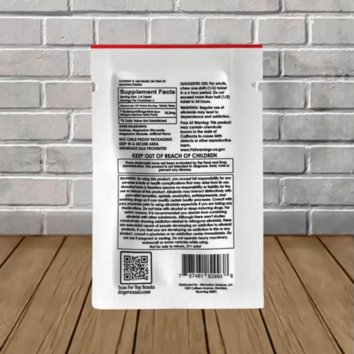 Pressd-7-OH-Super-Strength-110mg-Strapple-Berry-1ct-single-pack-Supplement-facts Pressd-7-OH-Super-Strength-110mg-Strapple-Berry-1ct-single-pack-Supplement-facts