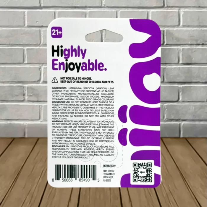 Hijoy-7-Hydroxy-Extra-Strength-40mg-Tablets-Cotton-Candy-4ct-Blister-Pack-Supplement-Facts Hijoy-7-Hydroxy-Extra-Strength-40mg-Tablets-Cotton-Candy-4ct-Blister-Pack-Supplement-Facts