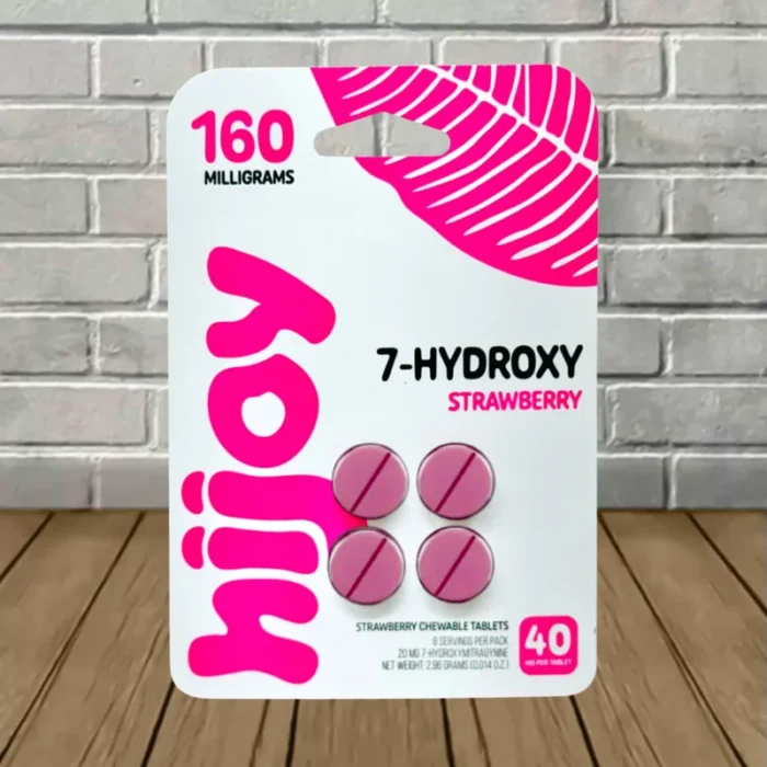 Hijoy-7-Hydroxy-Extra-Strength-40mg-Tablets-Strawberry-4ct-Blister-Pack Hijoy-7-Hydroxy-Extra-Strength-40mg-Tablets-Strawberry-4ct-Blister-Pack
