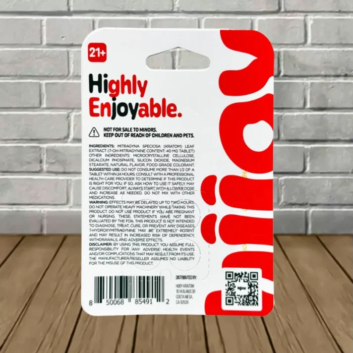 Hijoy-7-Hydroxy-Extra-Strength-40mg-Tablets-THE-OG-4ct-Blister-Pack-Supplement-Facts Hijoy-7-Hydroxy-Extra-Strength-40mg-Tablets-THE-OG-4ct-Blister-Pack-Supplement-Facts