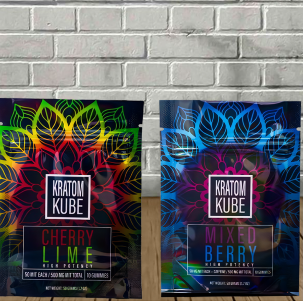 Kratom Kube High-Potency Kratom Extract Gummies 10ct