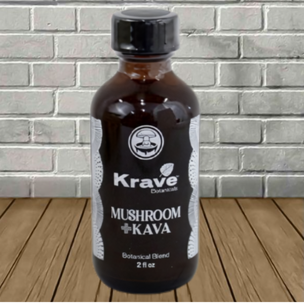 Krave Botanicals Mushroom + Kava Extract Shot 2oz
