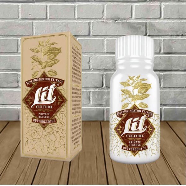 Lit Culture Butterscotch Kratom Extract Shot 15ml