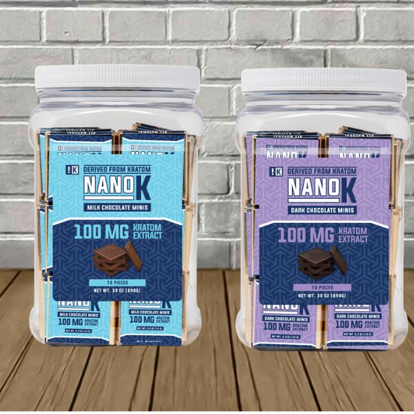 Nano K Kratom Extract Chocolate Minis 100mg