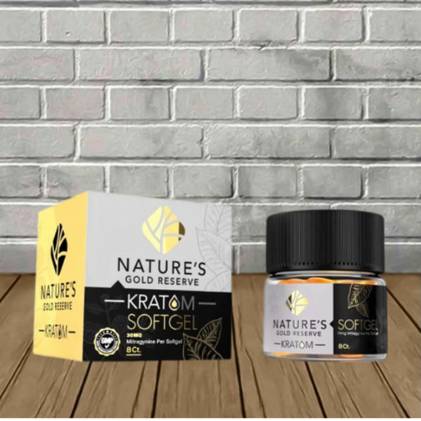 Natures Gold Reserve Kratom Extract Soft Gels 8ct