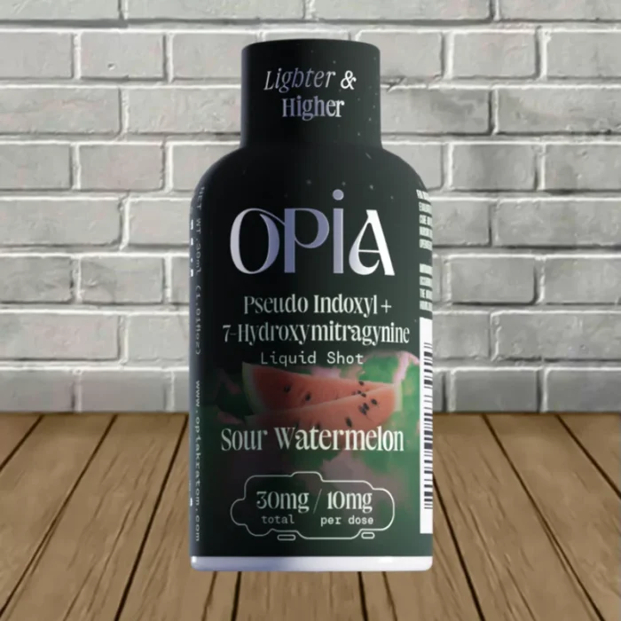 OPiA-Pseudoindoxyl-7-Hydroxymitragynine-Liquid-Shot-Sour-Watermelon OPiA-Pseudoindoxyl-7-Hydroxymitragynine-Liquid-Shot-Sour-Watermelon
