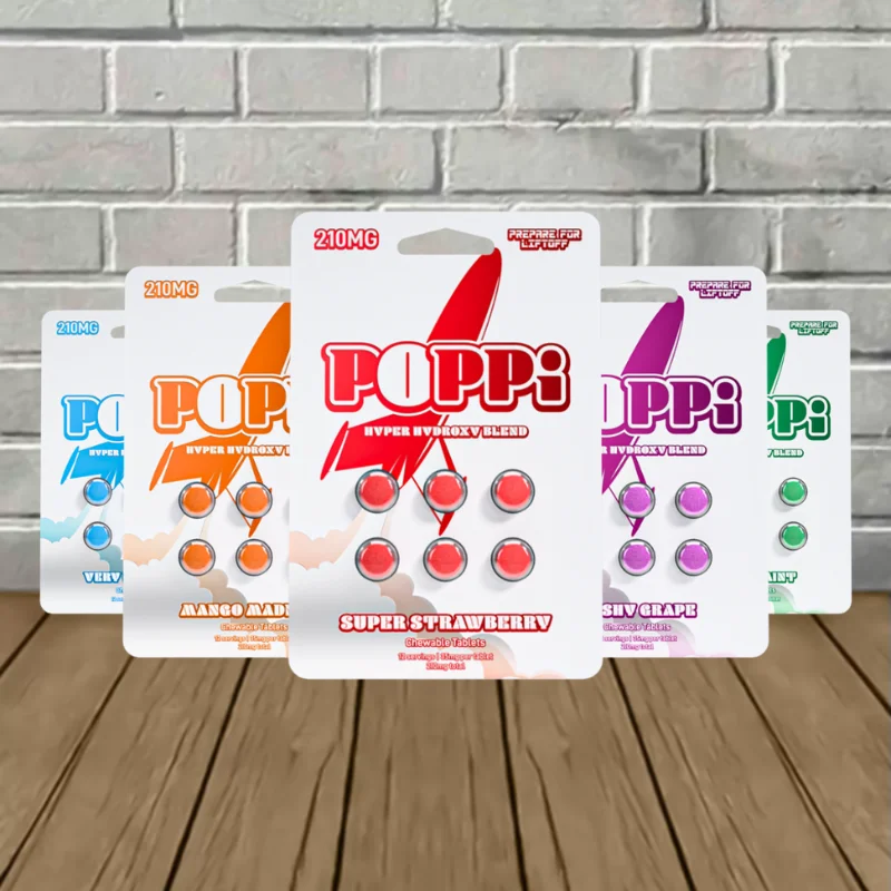 Poppi Hyper Hydroxy Chewable Tablets 210mg