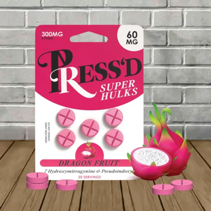 Pressd-Super-Hulks-5ct-Blister-Pack-300mg-Dragon-fruit Pressd-Super-Hulks-5ct-Blister-Pack-300mg-Dragon-fruit