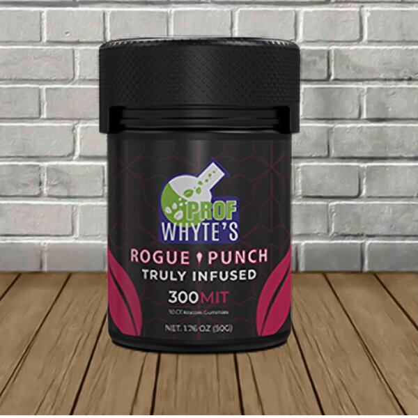 Prof Whyte's Kratom Gummy 300MIT Rogue Punch