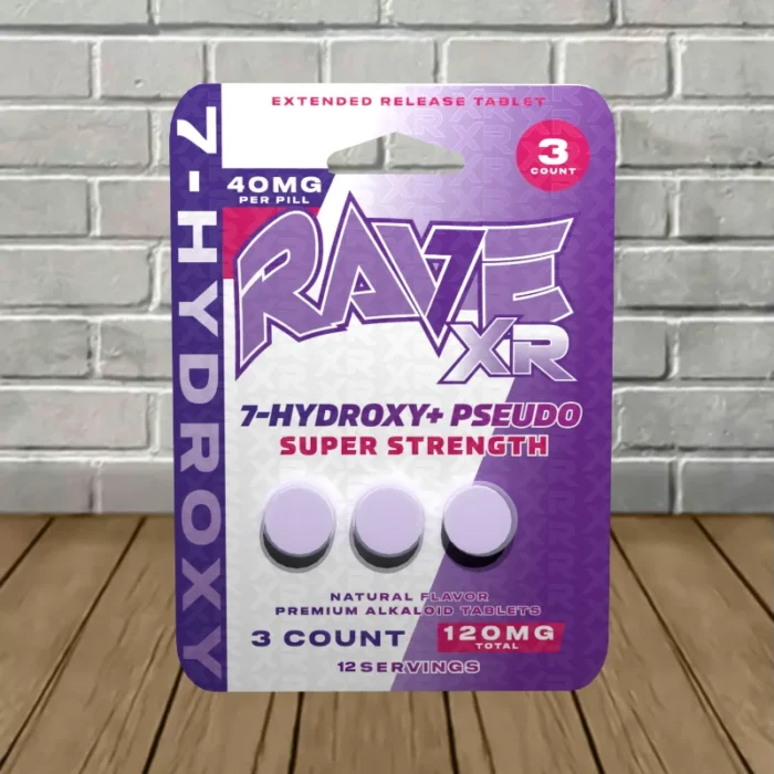 Rave-XR-7-Hydroxy-Pseudo-Tablets-3ct-Blister-Pack Rave-XR-7-Hydroxy-Pseudo-Tablets-3ct-Blister-Pack