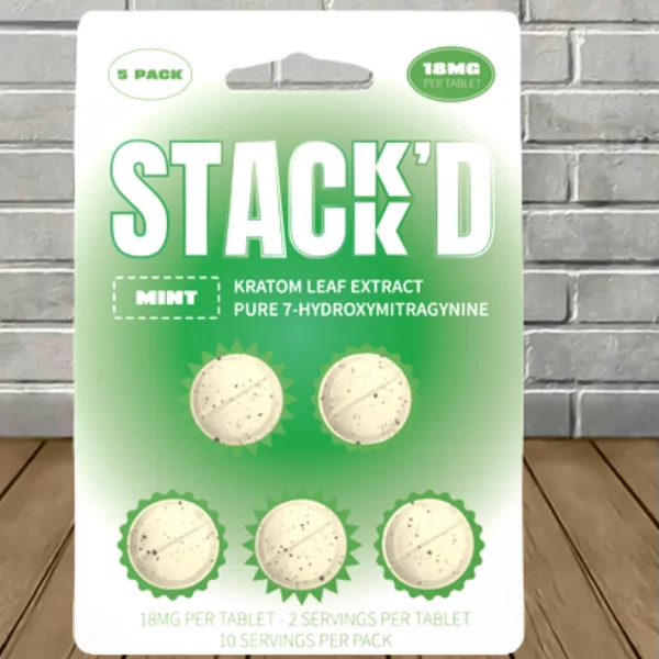 STACK'D Pure 7-Hydroxymitragynine Tablets 5ct