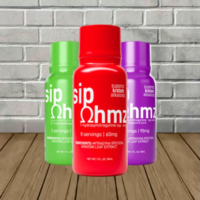 Sip Ohmz 7-Hydroxy Extract Liquid Bottle