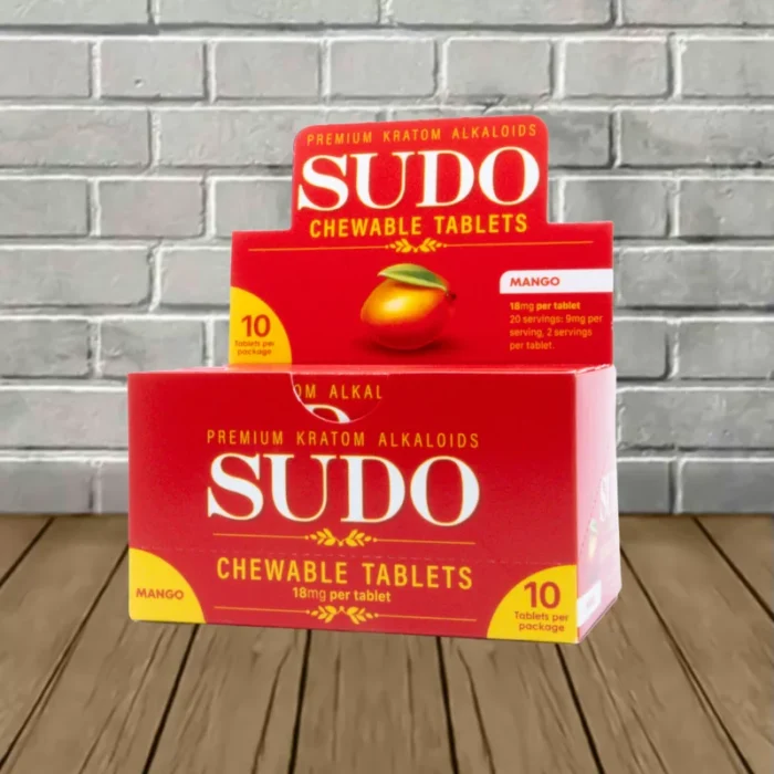 Sudo-Chewable-Tablets-Bulk-Case-Deal-Mango-Bulk-DISPLAY-DEAL-6x10ct-Total-60-Tablets Sudo-Chewable-Tablets-Bulk-Case-Deal-Mango-Bulk-DISPLAY-DEAL-6x10ct-Total-60-Tablets