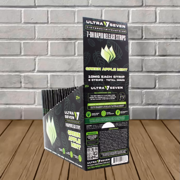 Ultra-Seven-7OH-Rapid-Release-Strips-30mg-Green-Apple-Mint-3ct-X-30-90-Strips-BULK-CASE-back Ultra-Seven-7OH-Rapid-Release-Strips-30mg-Green-Apple-Mint-3ct-X-30-90-Strips-BULK-CASE-back