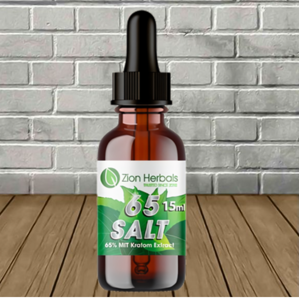 Zion Herbals 65 Salt 65% Liquid Kratom Extract 15ml