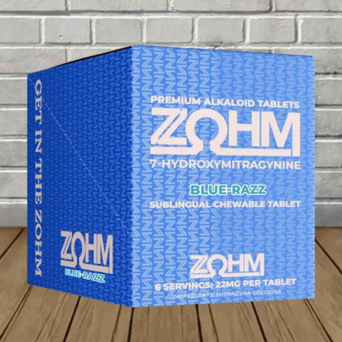 Zohm-7-Hydroxymitragynine-Extract-Tablets-Full-Case-10ct-Blue-Razz-unopened Zohm-7-Hydroxymitragynine-Extract-Tablets-Full-Case-10ct-Blue-Razz-unopened