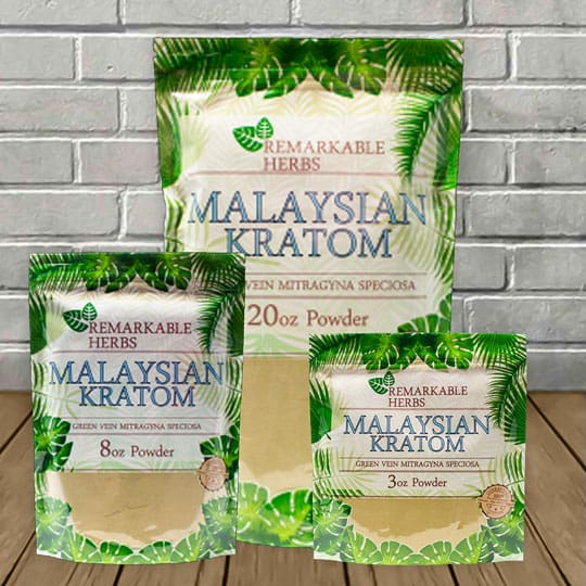 Remarkable Herbs Malaysian Kratom Powder -- Green Vein