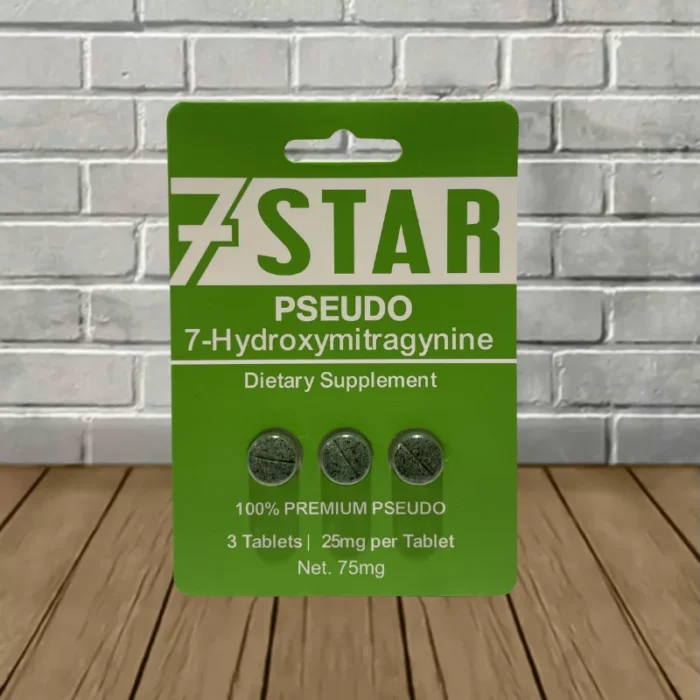 7-Star-Pseudo-7-Hydroxymitragynine-Extract-Tablets-Single-Pack 7 Star Pseudo + 7-Hydroxymitragynine Extract Tablets 3ct