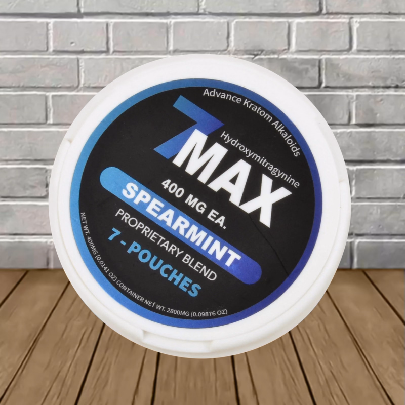 7Max-7-Hydroxy-Advanced-Alkaloids-Pouches-400mg-Spearmint-7ct-Single-Pack