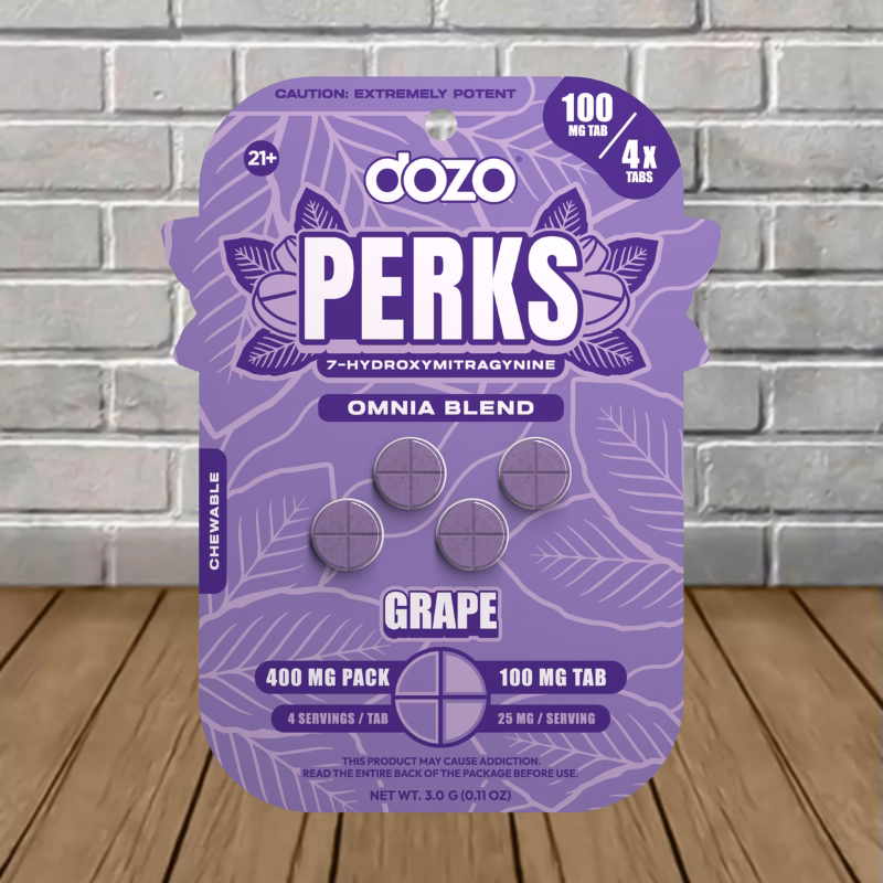 Dozo PERKS 7-Hydroxymitragynine Tablets 100mg