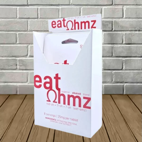 Eat Ohmz Red-OH + 11-OH + 7-OH Extract Tablets Full Case 6ct Open