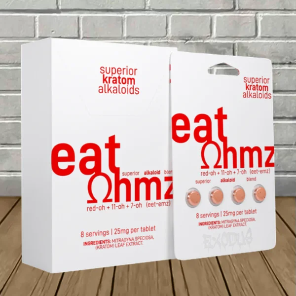 Eat Ohmz Red-OH + 11-OH + 7-OH Extract Tablets Full Case 6ct Sealed Case + Single Blister Pack