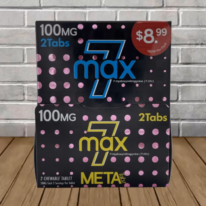 MetaTabz-7MAX-7-Hydroxy-100mg-Assorted-2ct-X-25-50-Tablets-BULK-CASE-1 MetaTabz-7MAX-7-Hydroxy-100mg-Assorted-2ct-X-25-50-Tablets-BULK-CASE-1