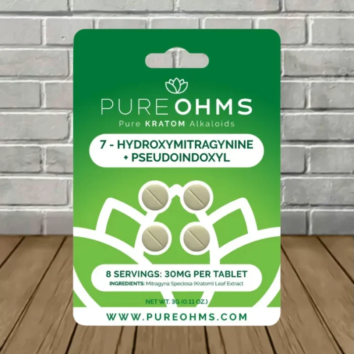 Pure-Ohms-7Oh-Psuedo-4ct-Tablet-Single Pure Ohms 7-OH + Pseudo Chewable Extract Tablets 4ct Single Blister Pack