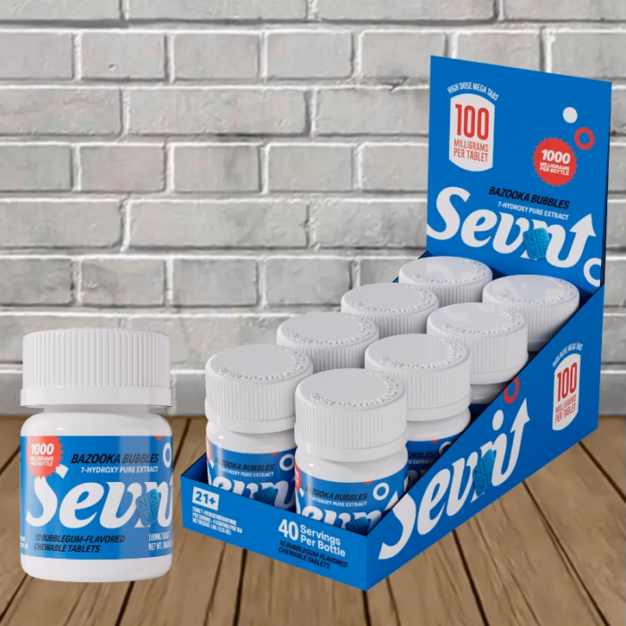 Sevn-7-Hydroxy-Pure-Extract-1000mg-Bazooka-Bubbles-bulk Sevn-7-Hydroxy-Pure-Extract-1000mg-Bazooka-Bubbles-bulk