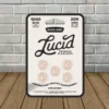 Lucid Black Label Proprietary Kratom Tablets 1000mg - Unflavored -- 5ct Blister Pack