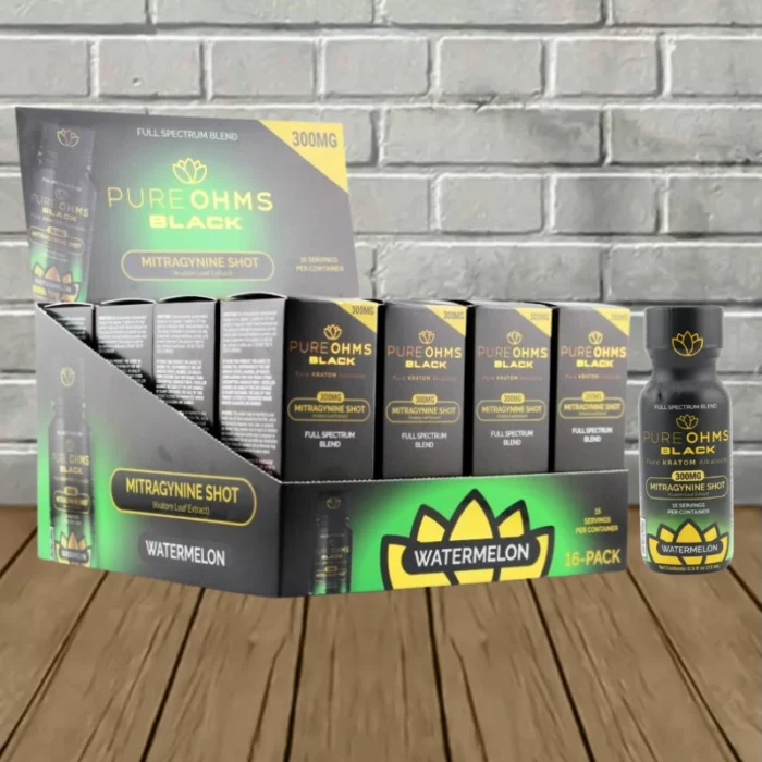 Pure Ohms Black MIT Full Spectrum Blent 300mg - Watermelon -- 16ct BULK CASE Pure Ohms Black MIT Full Spectrum Blent 300mg - Watermelon -- 16ct BULK CASE