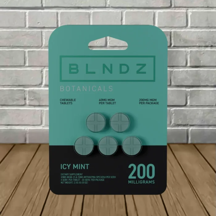 BLNDZ Botanicals MGM-15 + MIT Tablets 50mg - Icy Mint -- 5ct Blister Pack BLNDZ Botanicals MGM-15 + MIT Tablets 50mg - Icy Mint -- 5ct Blister Pack