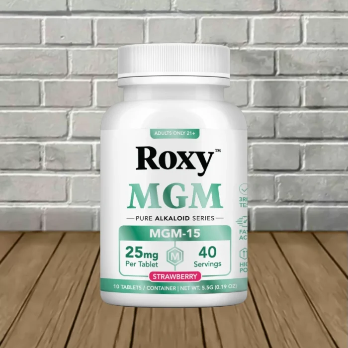 Roxy MGM-15 Pure Alkaloid Series Tablet 25mg - 10ct-Strawberry -- 10ct Single Jar Roxy MGM-15 Pure Alkaloid Series Tablet 25mg - 10ct-Strawberry -- 10ct Single Jar